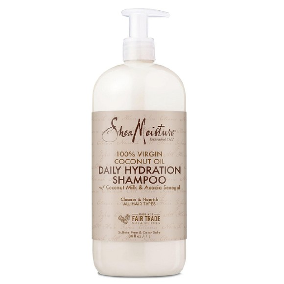 Shea Moisture 100% Virgin Coconut Oil Daily Hydration Shampoo or Conditioner - Picture 4 of 5